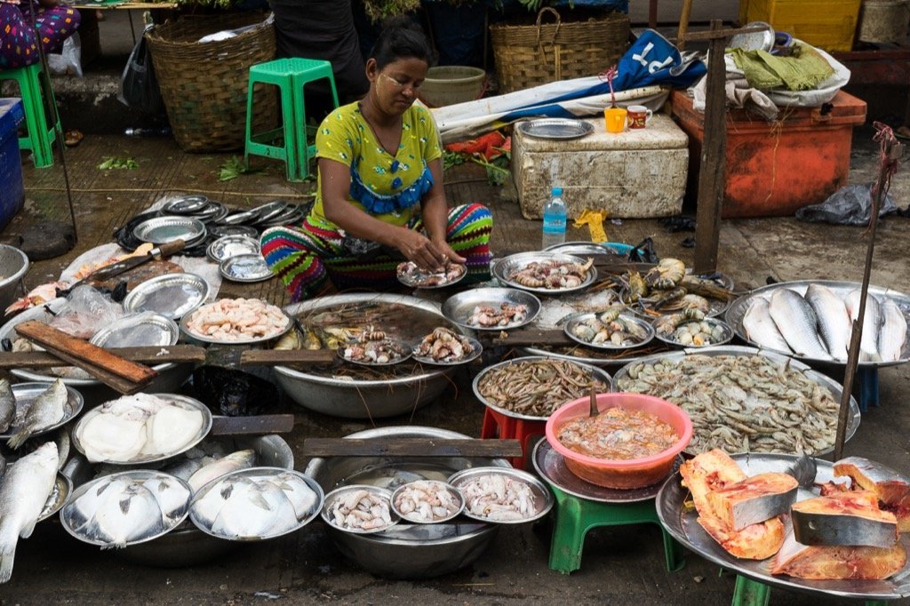 Yangon Markt