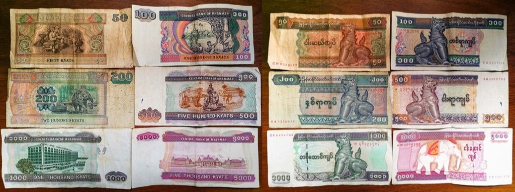 Myanmar Geld