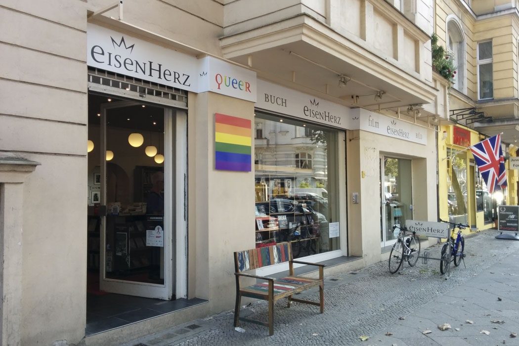 Buchhandlung in der Motzstraße im Viertel Schöneberg in Berlin