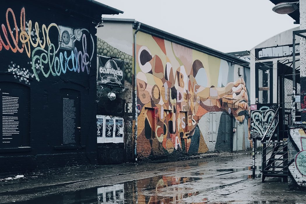 Streetart auf dem RAW Gelände in Berlin