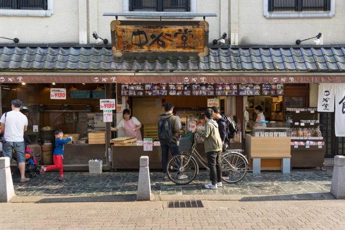 Mochi-Geschäft in Nara