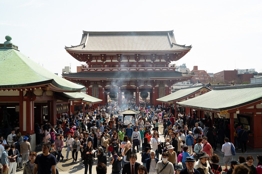 Touristen am Sensō-ji