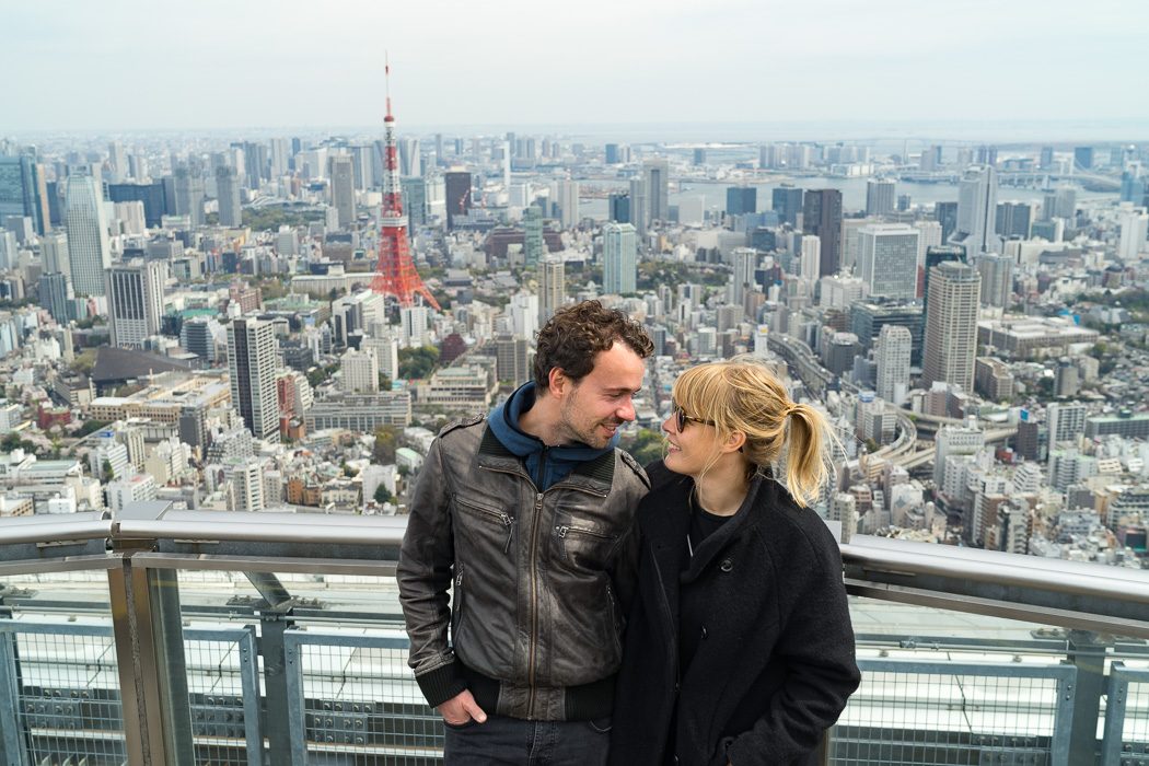 Jenny und Basti auf dem Mori Tower