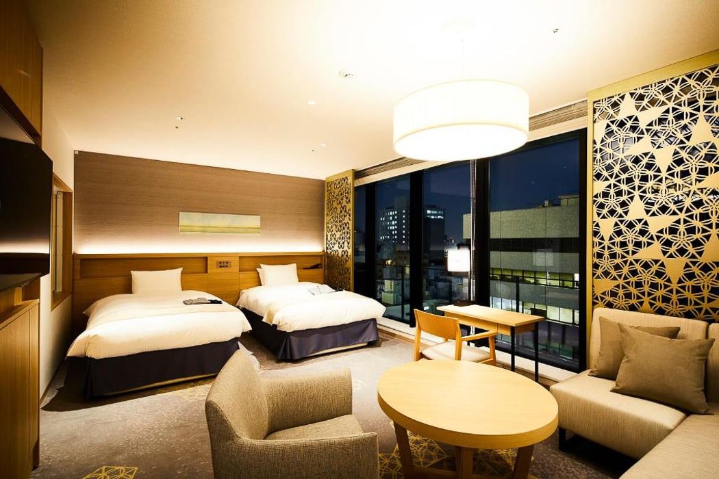 Doppelzimmer im Hotel Intergate in Hiroshima