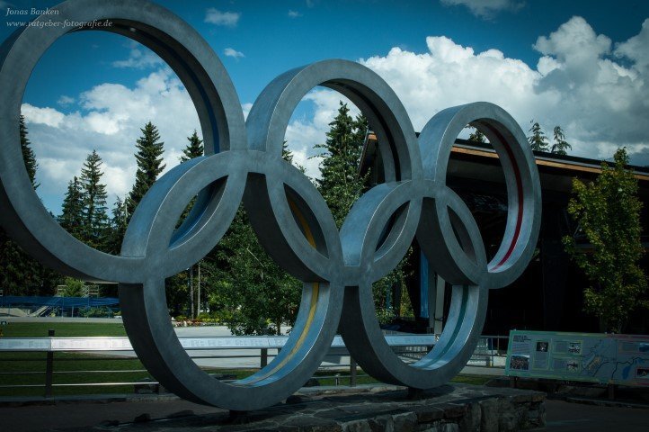 Olympische Ringe Whistler