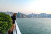 Skyline von Hong Kong bei Tag