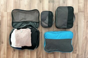 Packtaschen zum Reisen. Praktisches Reise Gadget 