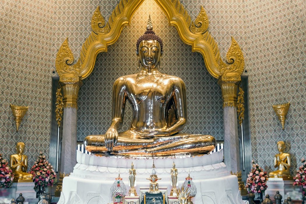 Goldener Buddha im Wat Traimit in Bangkok