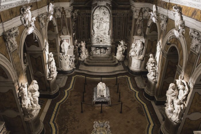Innenansicht der Cappella Sansevero in Neapel