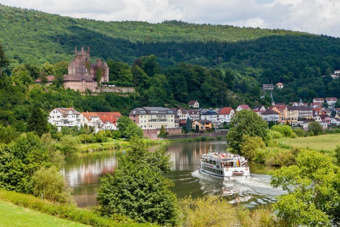 Flussfahrt auf dem Neckar