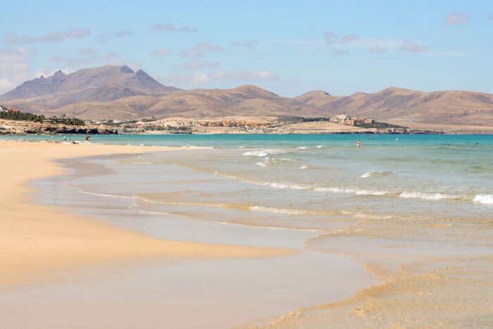 Strand der Costa Calma auf Fuerteventura