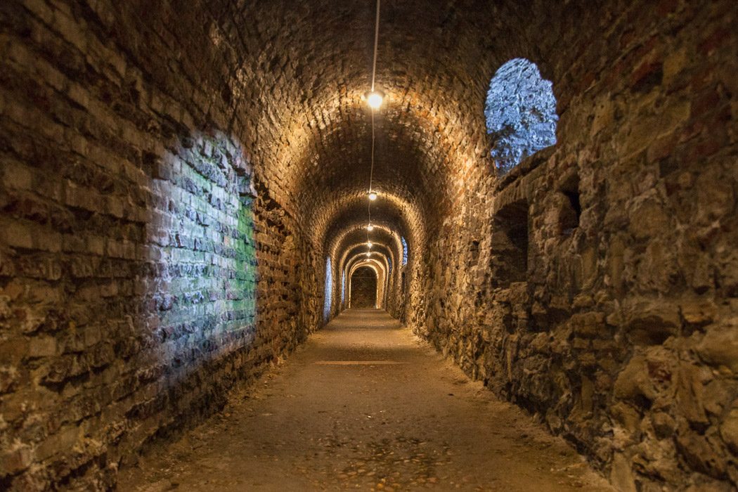 Untergrund Höhlen der Budaer Burg Budapest