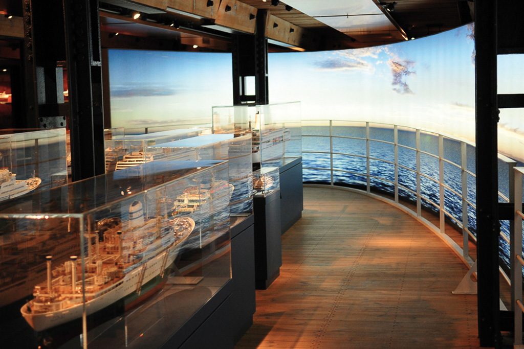 Schiffsmodelle im internationalen Schifffahrtsmuseum Hamburg