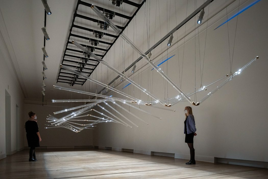 Lichtinstallation im Museum für Kunst und Gewerbe in Hamburg