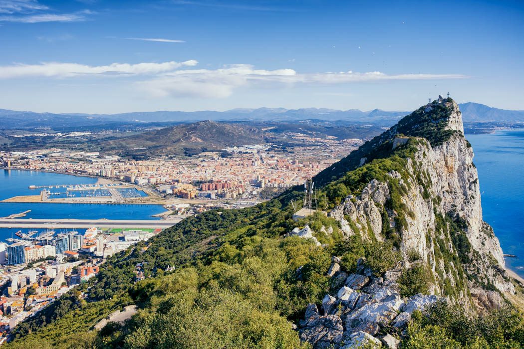 Fels von Gibraltar in Andalusien