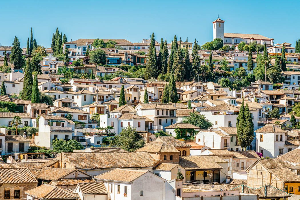 Granada Albaicin in Andalusien
