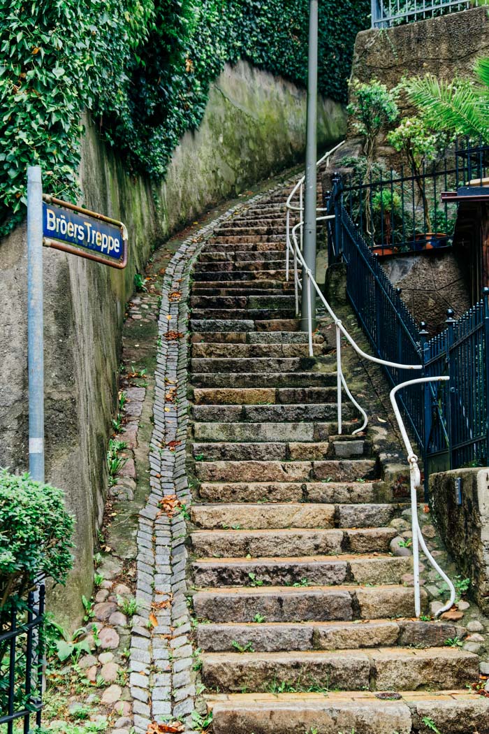 Treppen im Villenviertel Blankenese