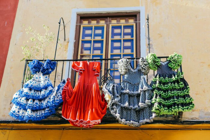 Flamencokostüme in Sevilla