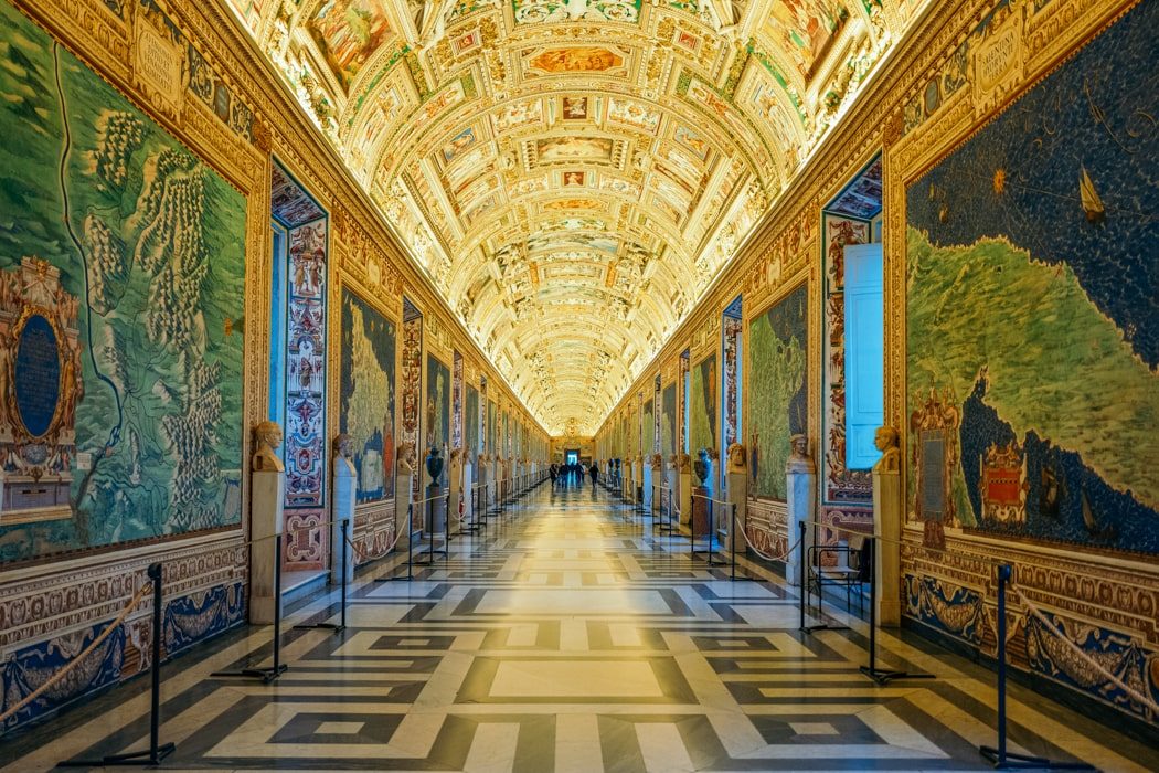 Galerie der Landkarten in den Vatikanischen Museen