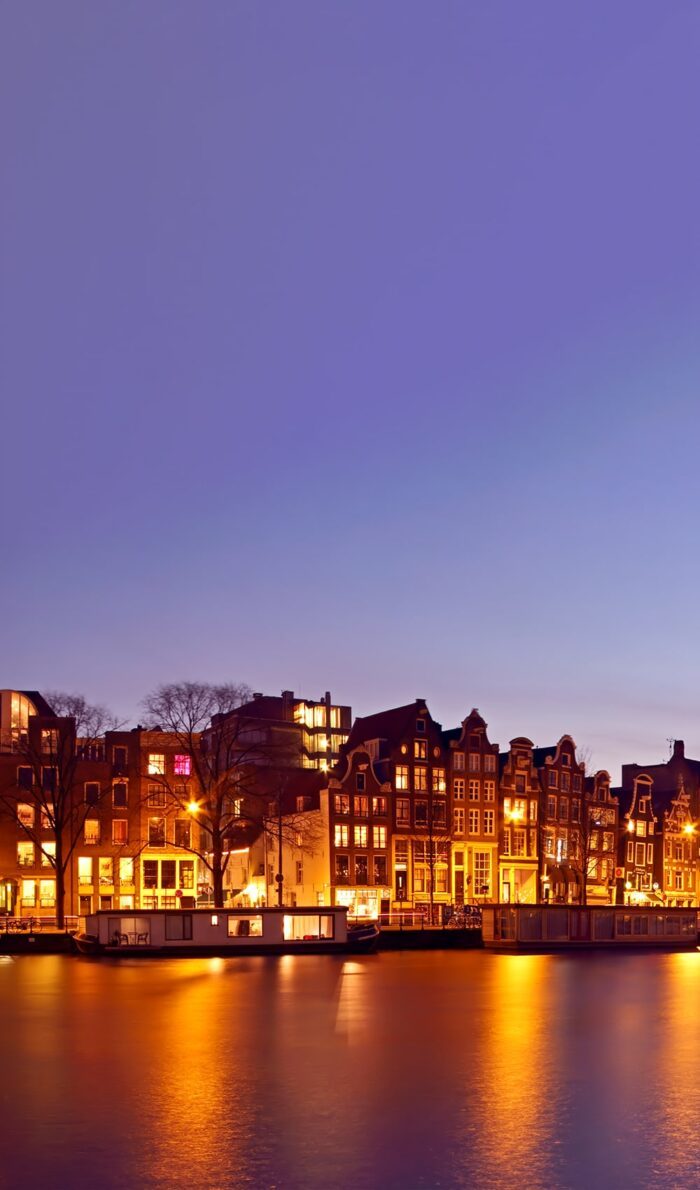 Blick auf Skyline Amsterdam