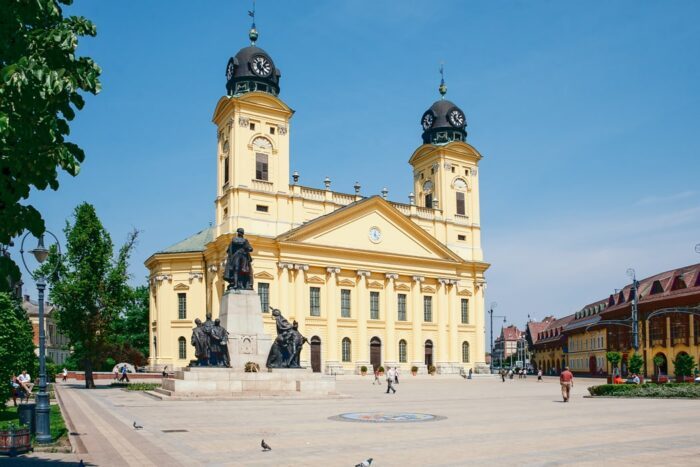 Reformierte Großkirche in Debrecen in Ungarn
