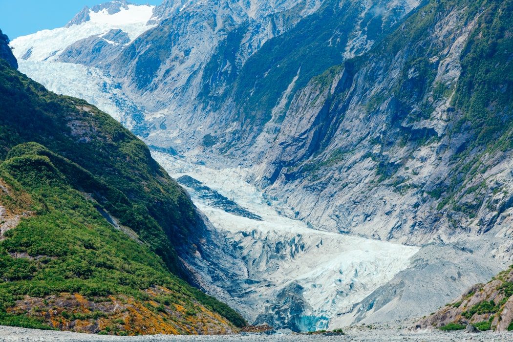 Der beeindruckende Franz Josef Gletscher