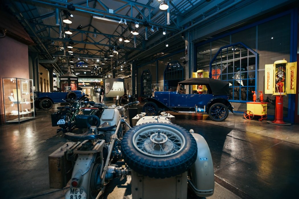 Fahrzeuge im Industriekulturmuseum in Nürnberg