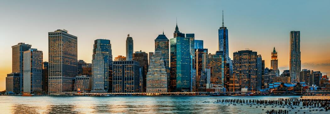 Panorama von der New Yorker Skyline