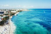 Die beliebte Strandküste von Playa del Carmen