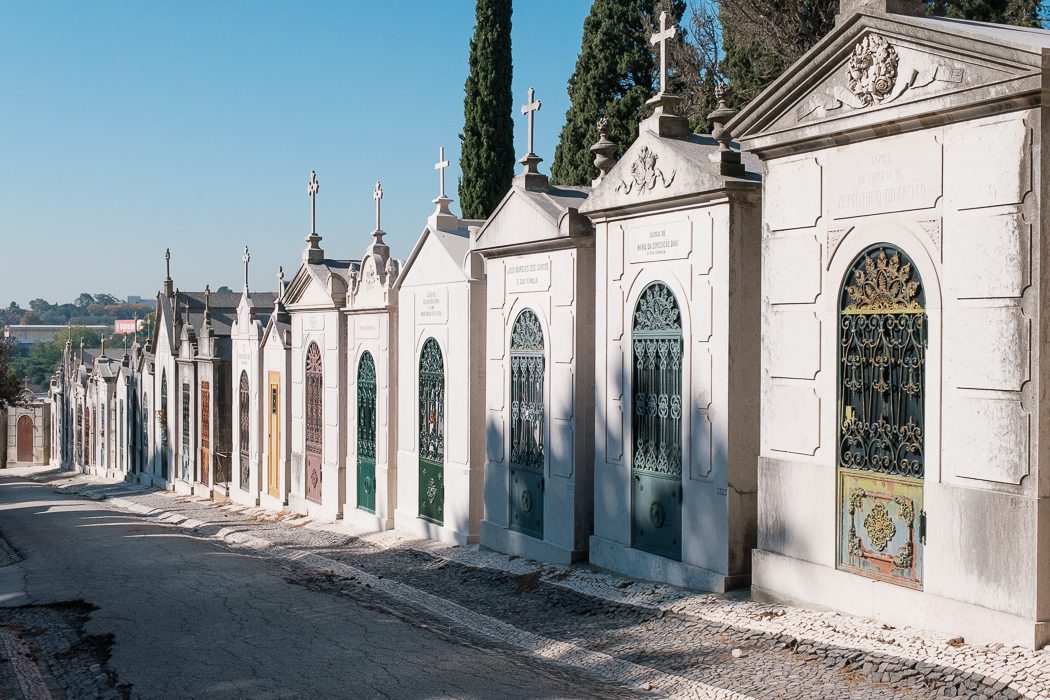 Cemitério dos Prazeres in Lissabon