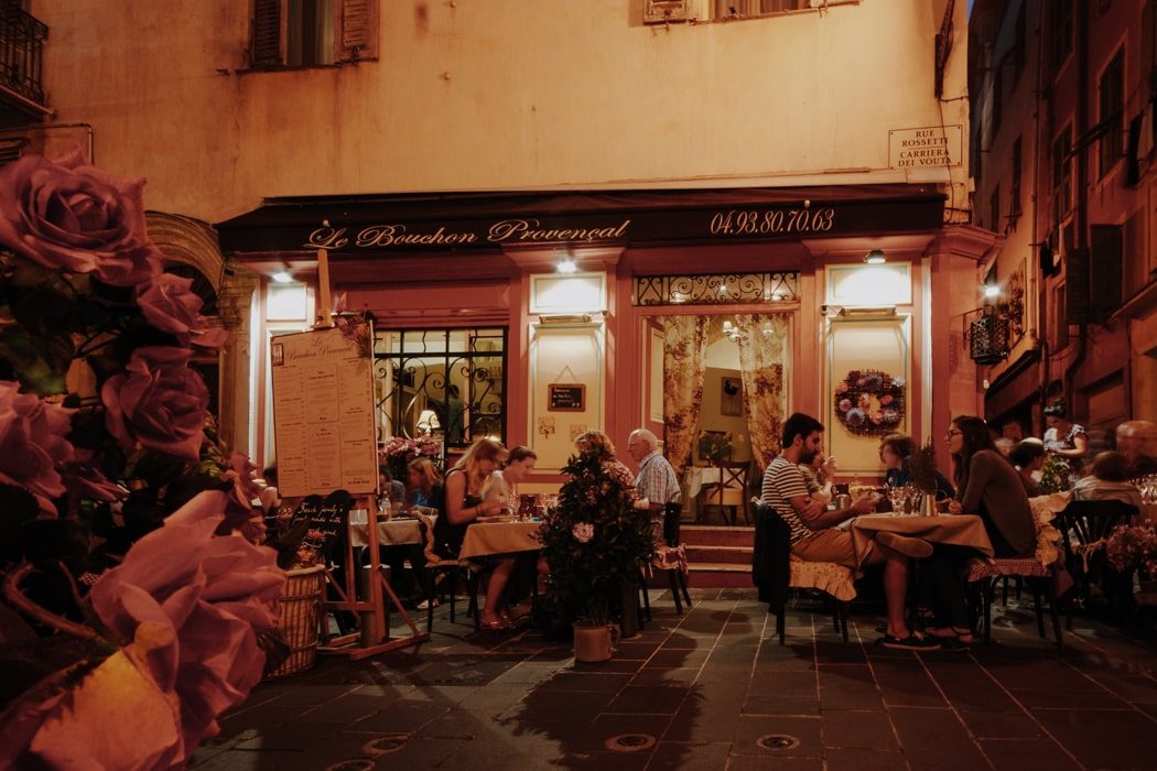 Typisches Lokal in der Altstadt von Nizza