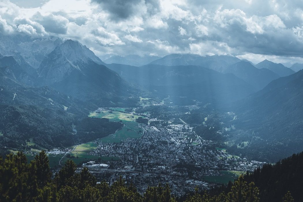 Aussicht auf Garmisch Partenkirchen