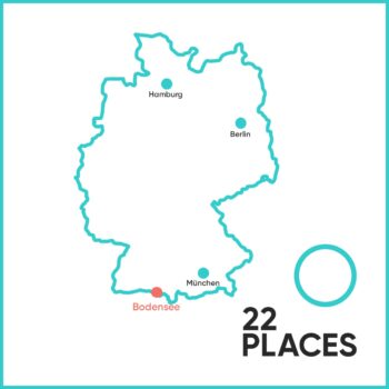 Karte zu Orientierung, wo der Bodensee in Deutschland liegt
