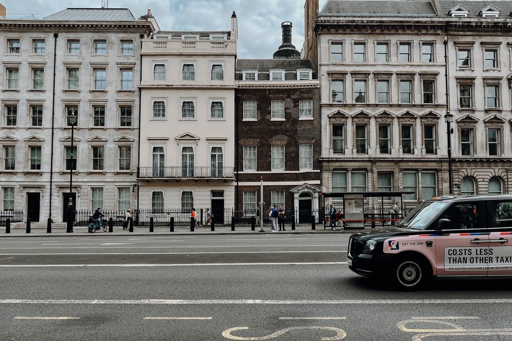Ein Black Cab in London