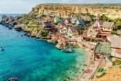 Strand am Popeye Village auf Malta