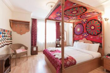 Stylische Einrichtung der Zimmer im Marmara Guesthouse