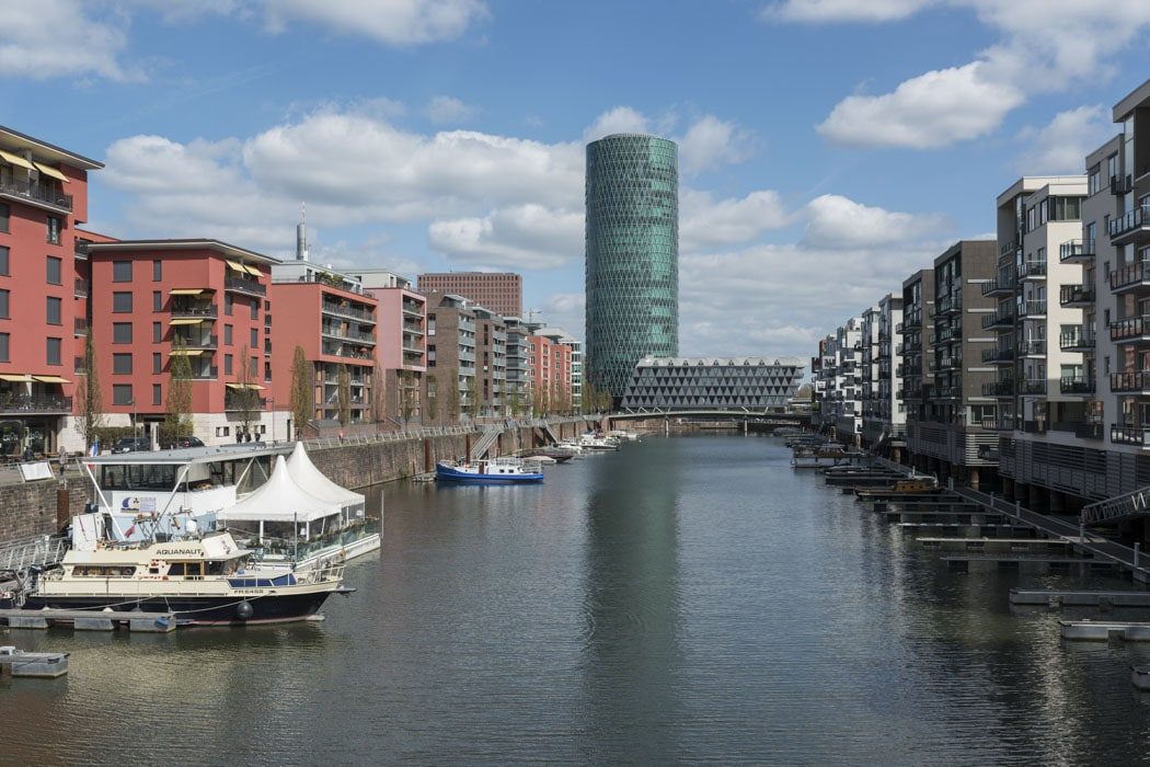 Hafen im Gutleutviertel in Frankfurt