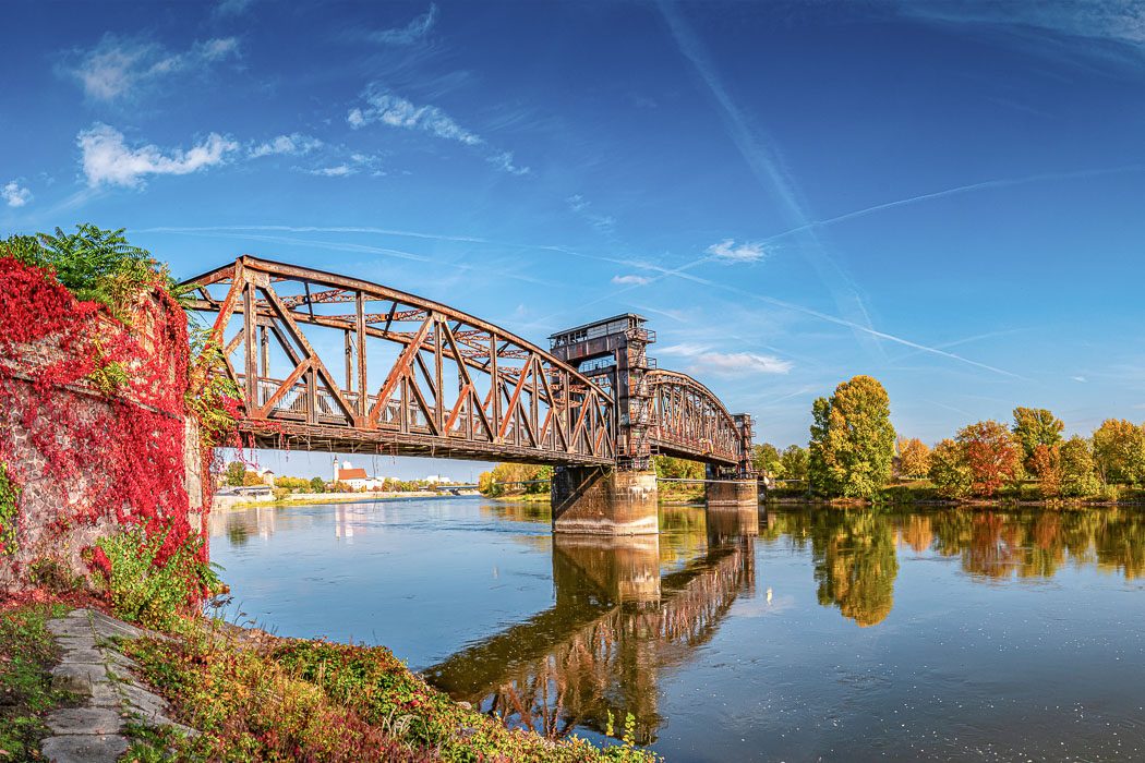 Die Hubbrücke in Magdeburg