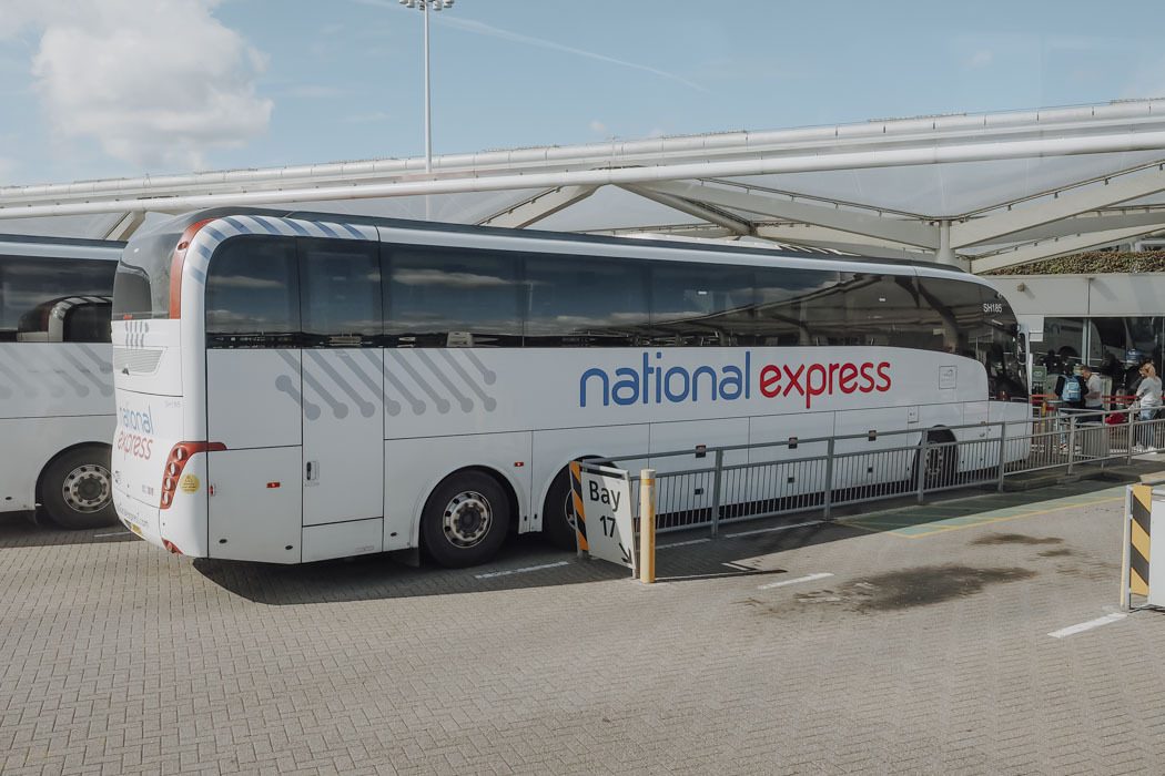 National Express Bus in London Stansted