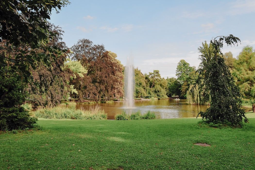 Der Parc de l'Orangerie befindet sich im Europaviertel von Straßburg