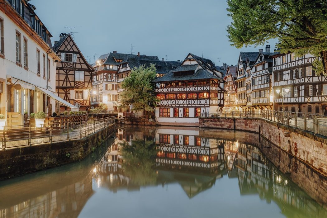 Stadtviertel La Petite France in Straßburg