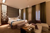 Gemütliche Zimmer im Zubarah Hotel Katar