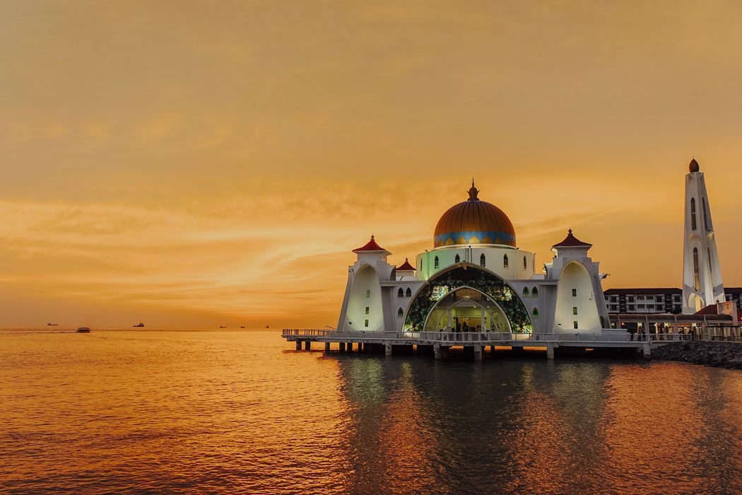Melaka Moschee in Malaysia