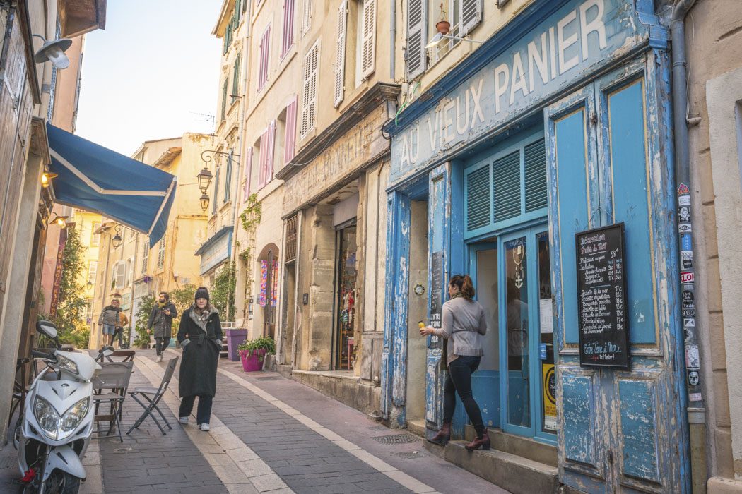 Das Altstadtviertel in Marseille Le Panier