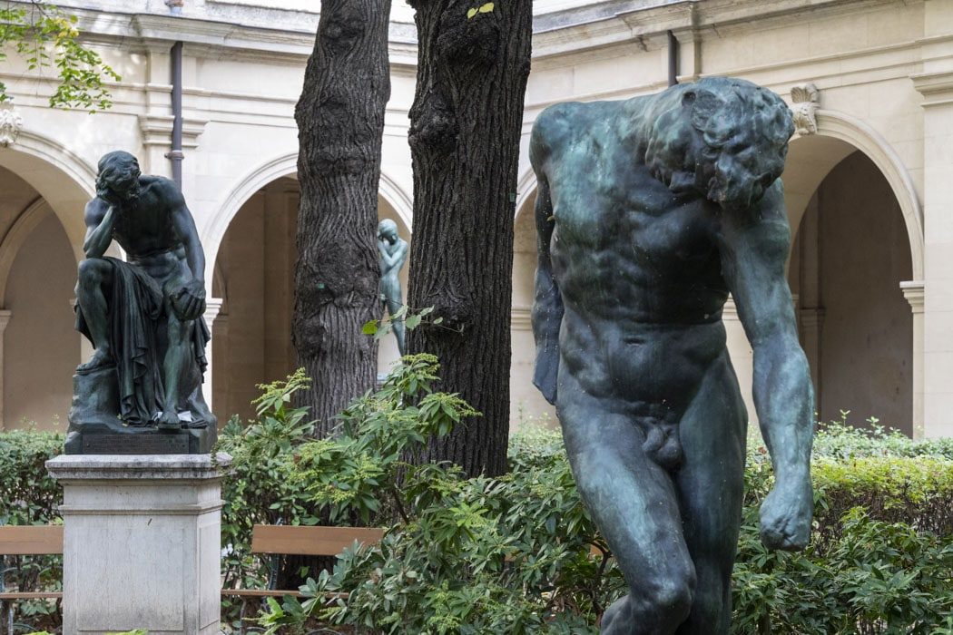 Skulpturen im Garten des Musée des Beaux Arts