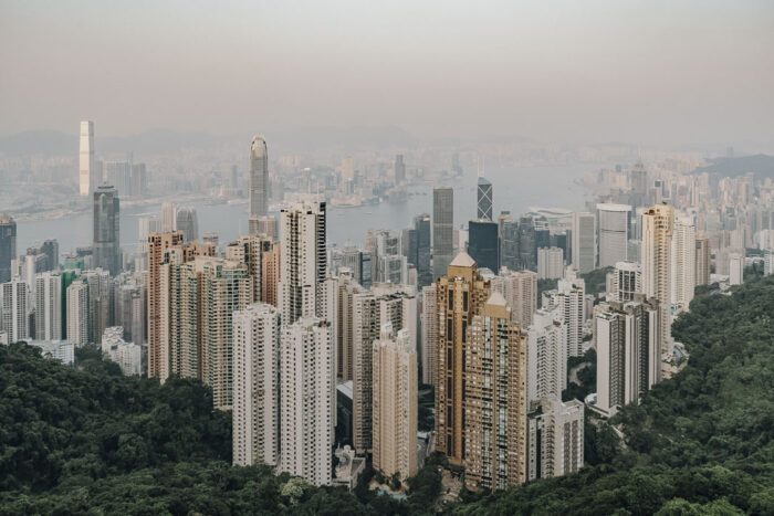 Ausblick vom Victoria Peak in Hongkong