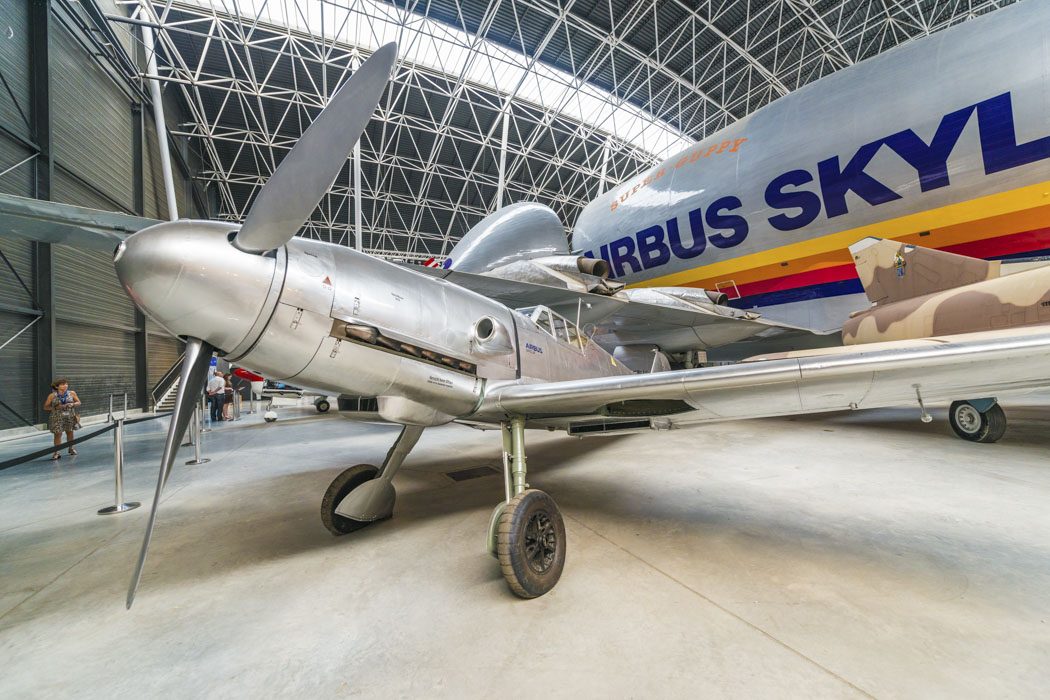 Flugzeuge im Aeroscopia Museum in Toulouse