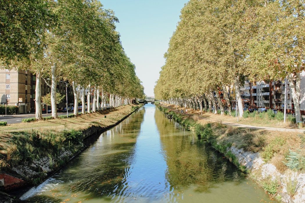 Der Canal du Midi in Toulouse