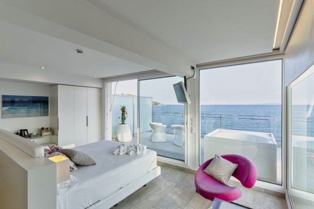 Zimmer mit Meerblick im Hotel Maritim an der Costa Brava, Spanien