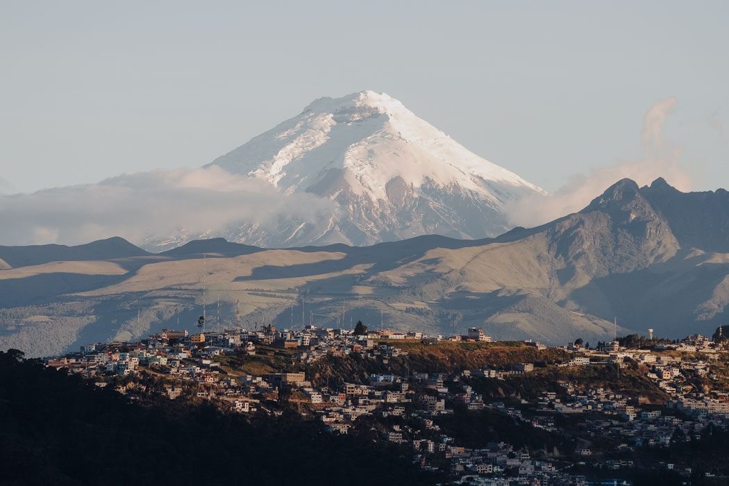 Der Vulkan Cotopaxi in Ecuador